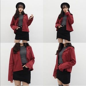 Raw Hem Mini Skirt, Korean Fashion